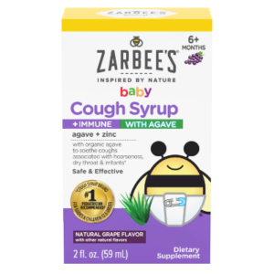Zarbee Baby Cough Syrup + Immune with Agave