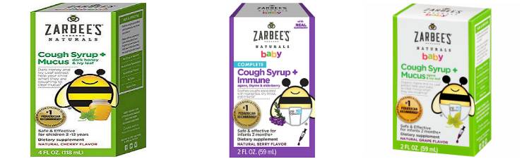 Zarbees cough syrup