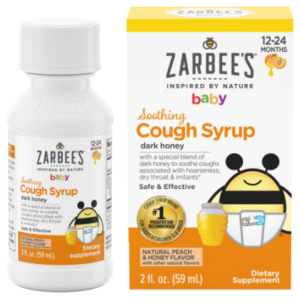 Zarbee's soothing baby cough syrup